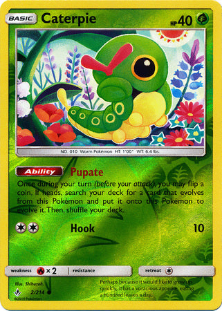 Caterpie - 2/214 - Common Reverse Holo