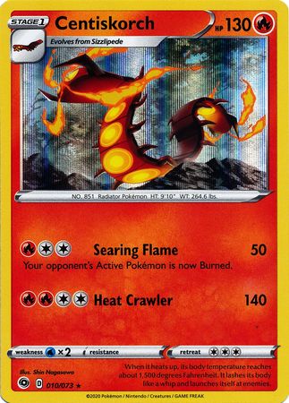 Centiskorch - 10/73 - Holo Rare