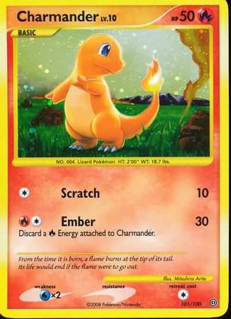 Charmander - 101/100 - Ultra Rare