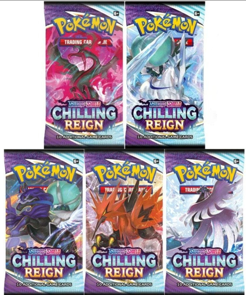chilling reign booster box sealed Sword & Shield—Chilling Reign Booster Case (6 Boxes) main image 1