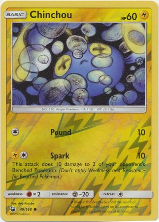 Chinchou - 49/168 - Common Reverse Holo