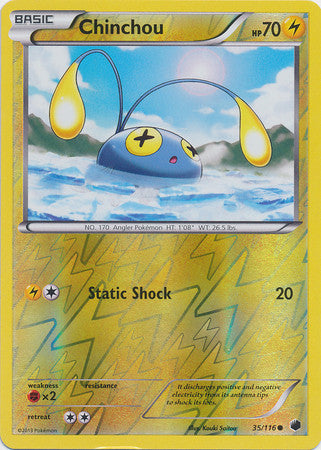 Chinchou - 35/116 - Common Reverse Holo