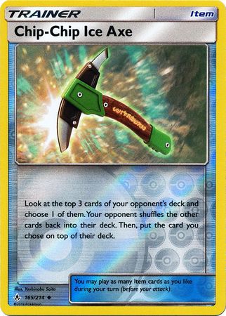Chip-Chip Ice Axe - 165/214 - Uncommon Reverse Holo