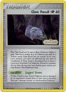 Claw Fossil - 78/92 - Common Reverse Holo