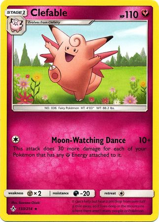 Clefable - 133/214 - Rare