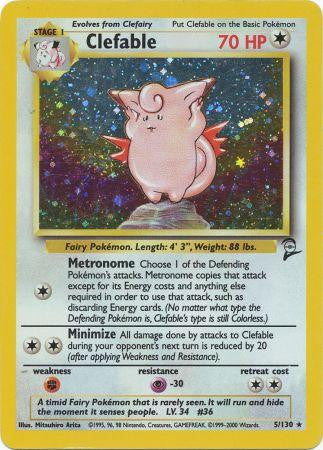 Clefable - 5/130 - Holo Rare
