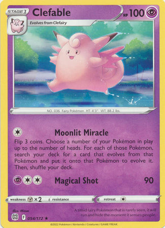 Clefable - 54/172 - Rare