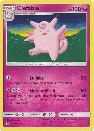 Clefable - 89/145 - Uncommon