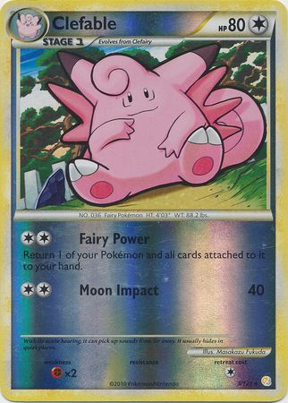 Clefable - 3/123 - Holo Rare Reverse Holo