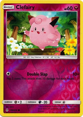 Clefairy - 132/214 - Common Reverse Holo