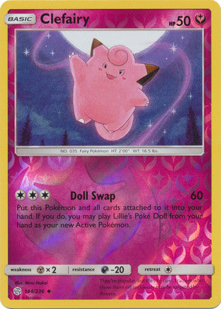 Clefairy - 144/236 - Uncommon Reverse Holo