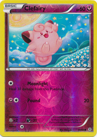Clefairy - 50/83 - Common Reverse Holo