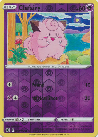 Clefairy - 53/172 - Common Reverse Holo