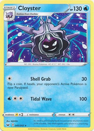 Cloyster - 41/202 - Rare