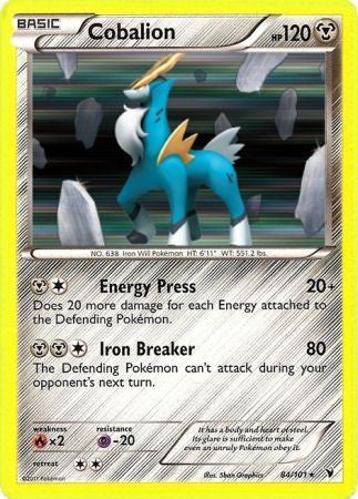 Cobalion - 84/101 - Rare - Non holo Theme Deck
