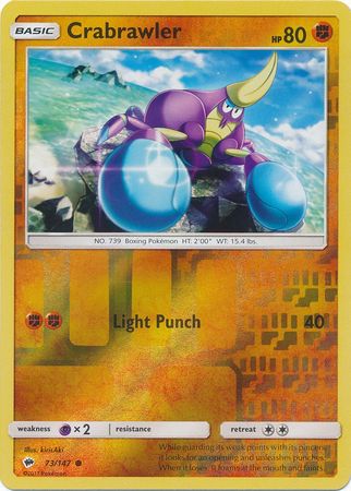 Crabrawler - 73/147 - Common Reverse Holo