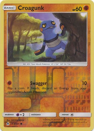 Croagunk - 63/131 - Common Reverse Holo