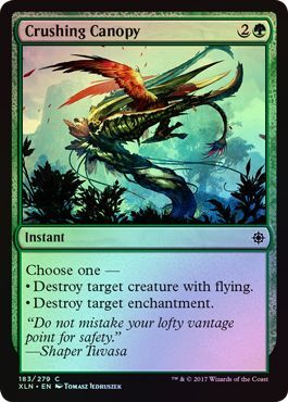 Crushing Canopy - 183/279 - Common FOIL