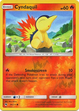 Cyndaquil - 39/214 - Common Reverse Holo