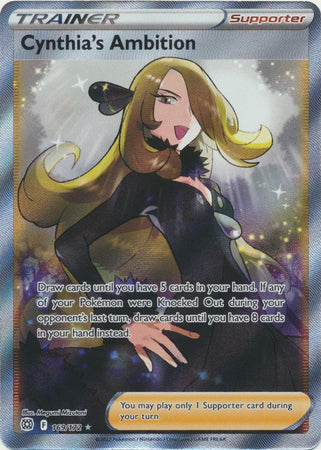 Cynthia's Ambition Full Art - 169/172 - Ultra Rare