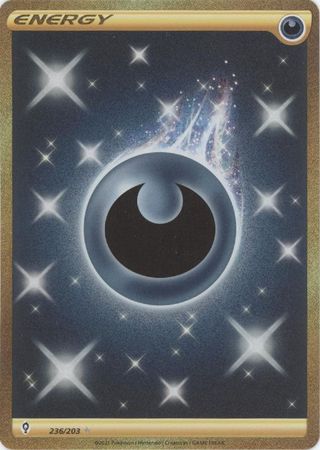 Darkness Energy Secret Rare - 236/203 - Secret Rare