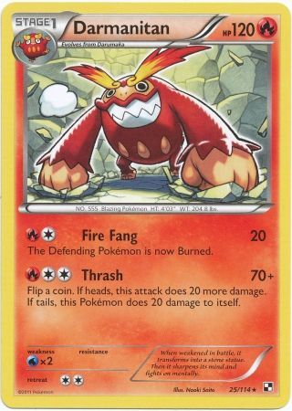 Darmanitan - 25/114 - Rare