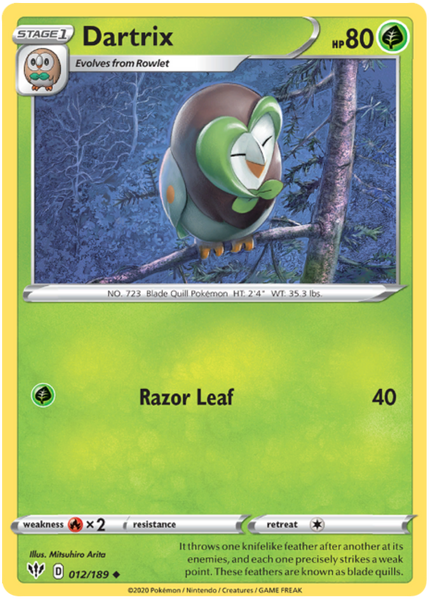Dartrix - 12/189 - Uncommon