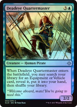 Deadeye Quartermaster - 50/279 - Uncommon FOIL
