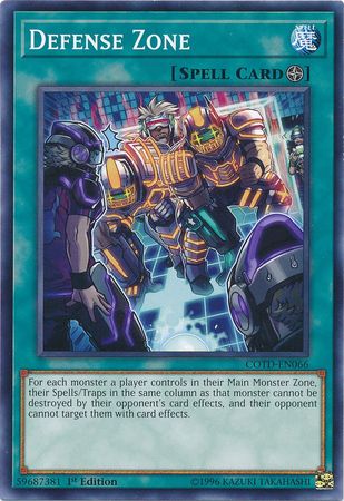 Defense Zone - COTD-EN066 - Common 1st Edition