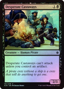 Desperate Castaways - 101/279 - Common FOIL