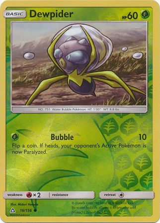Dewpider - 16/156 - Common Reverse Holo