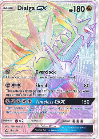 Dialga GX Hyper Rare - 164/156 - Hyper Rare