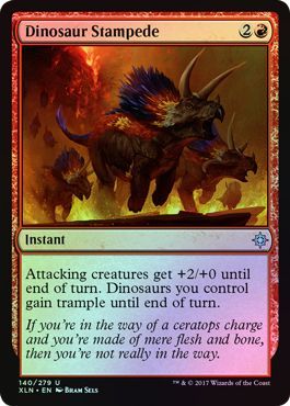 Dinosaur Stempede - 140/279 - Uncommon FOIL
