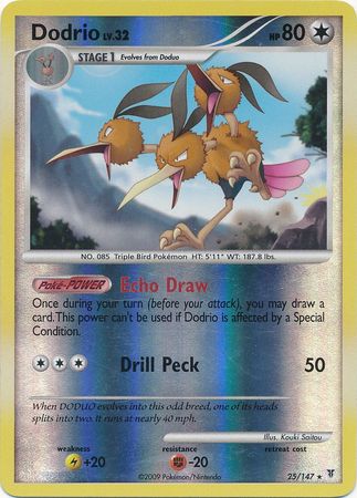 Dodrio - 25/147 - Rare Reverse Holo