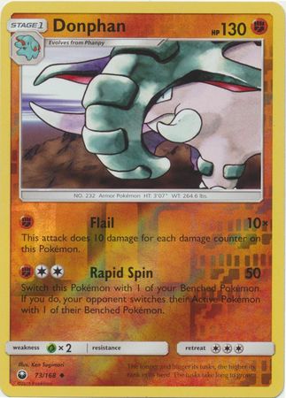 Donphan - 73/168 - Uncommon Reverse Holo