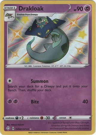 Drakloak - SV61/SV122 - Shiny Rare