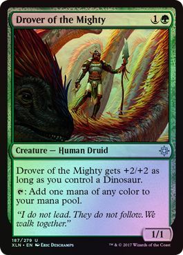 Drover of the Mighty - 187/279 - Uncommon FOIL
