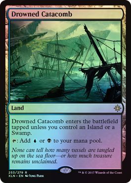 Drowned Catacomb - 253/279 - Rare FOIL