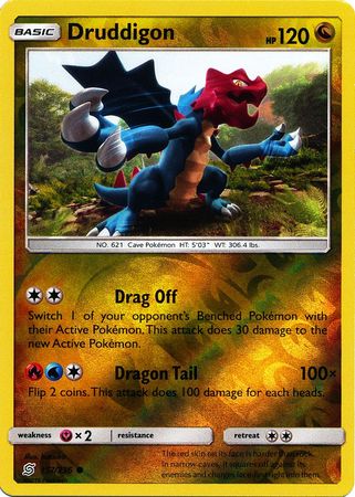 Druddigon - 157/236 - Common Reverse Holo