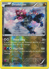 Druddigon - 83/114 - Rare Reverse Holo