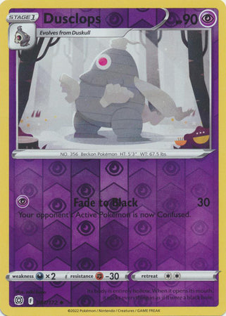 Dusclops - 61/172 - Uncommon Reverse Holo