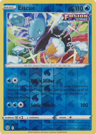 Eiscue - 44/172 - Rare Reverse Holo