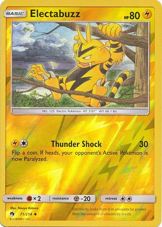 Electabuzz - 71/214 - Uncommon Reverse Holo
