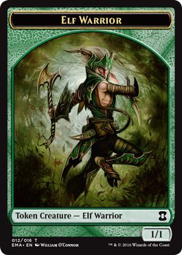 Elf Warrior - 012/016 - Token Creature