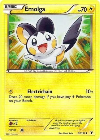 Emolga - 37/101 - Uncommon