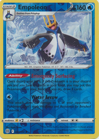 Empoleon - 37/172 - Holo Rare Reverse Holo