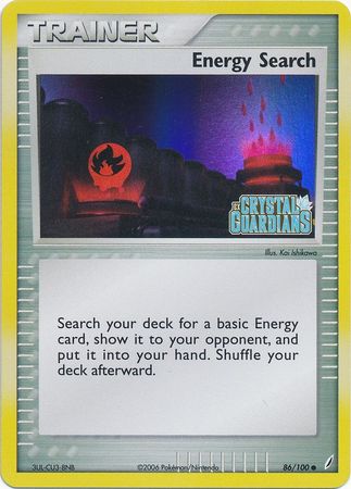 Energy Search - 86/100 - Common  Reverse Holo