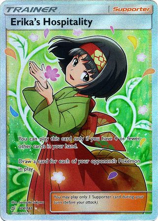 Erika's Hospitality Full Art - 174/181 - Ultra Rare