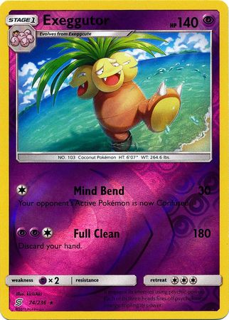 Exeggutor - 74/236 - Rare Reverse Holo