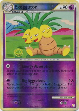 Exeggutor - 18/123 - Rare Reverse Holo
